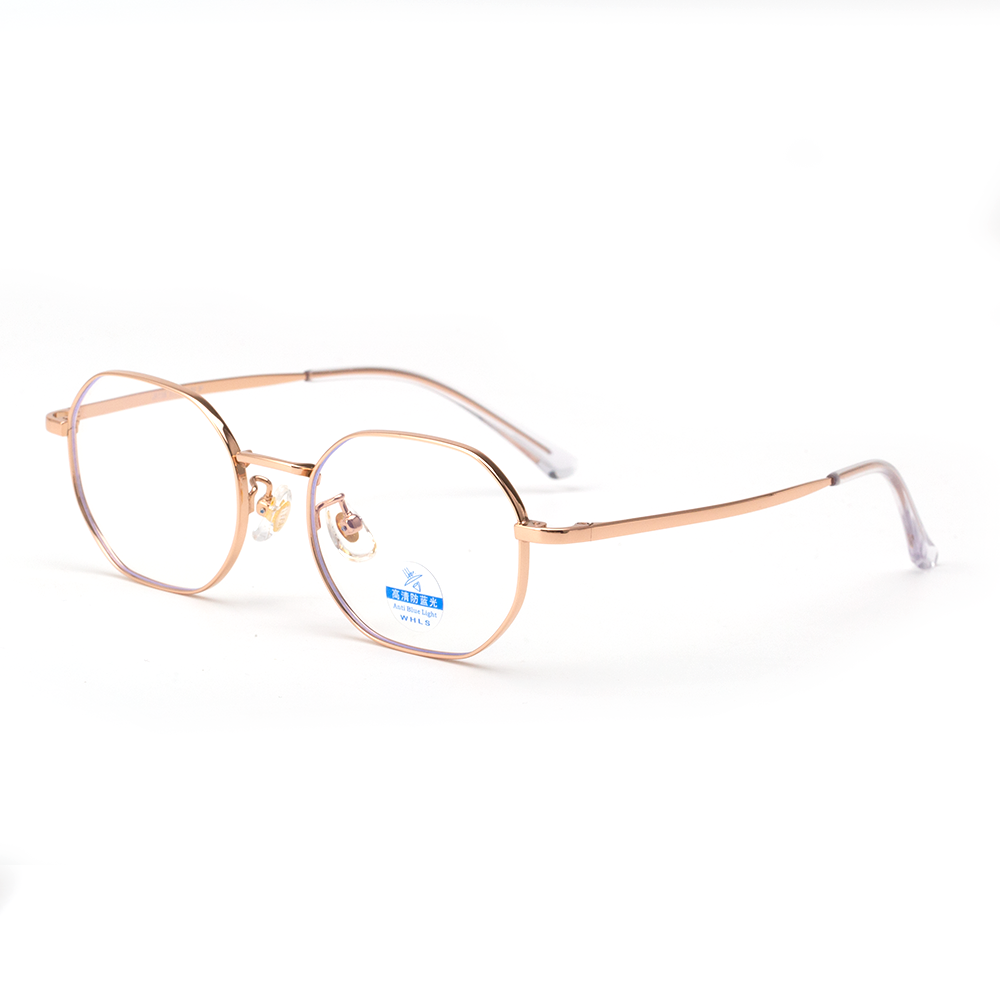 122210 Classic Lightweight Oval Titanium Eyeglasses - Image 4