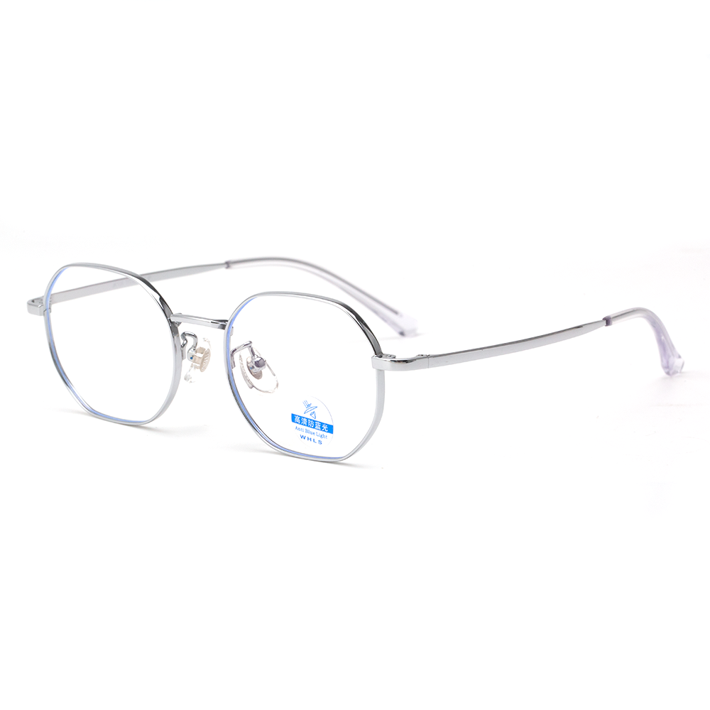 122210 Classic Lightweight Oval Titanium Eyeglasses - Image 3
