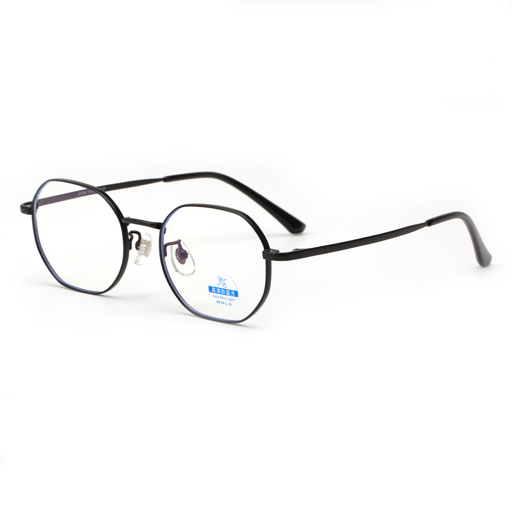 122210 Classic Lightweight Oval Titanium Eyeglasses - Image 2