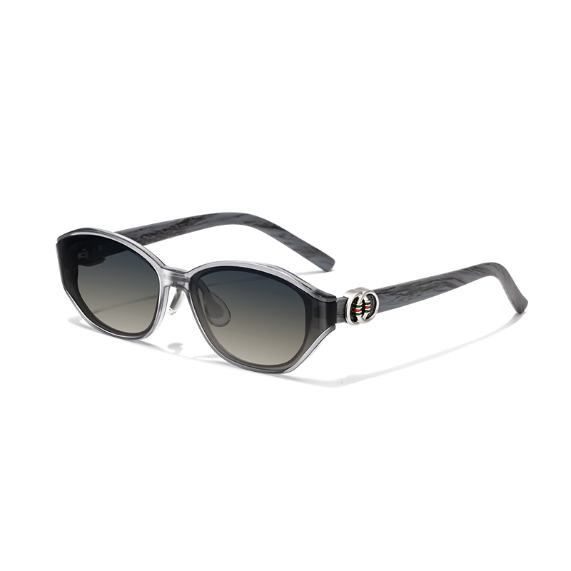 11508 Fashion Narrow Cat Eye Sunnies - Unique Temple Design - Image 4