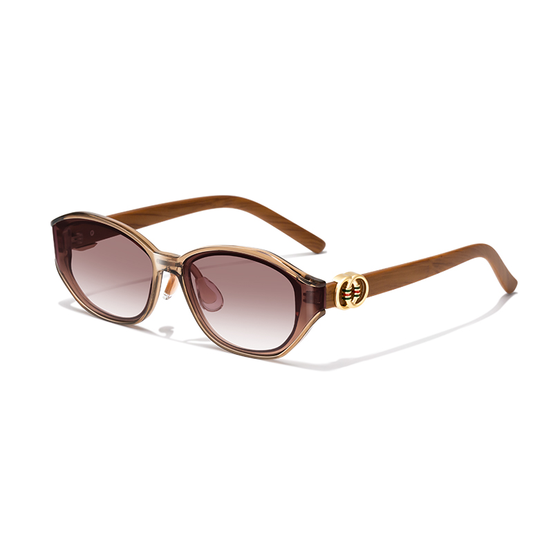 11508 Fashion Narrow Cat Eye Sunnies - Unique Temple Design - Image 2
