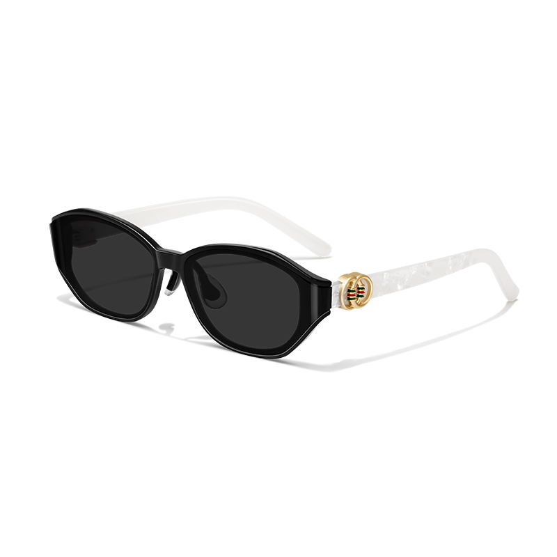 11508 Fashion Narrow Cat Eye Sunnies - Unique Temple Design - Image 5