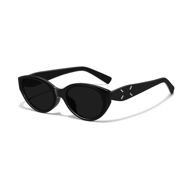 507551 Chic Kids' Cat-Eye Sunglasses - UV Protection & Trendy Two-Tone Design - Image 3
